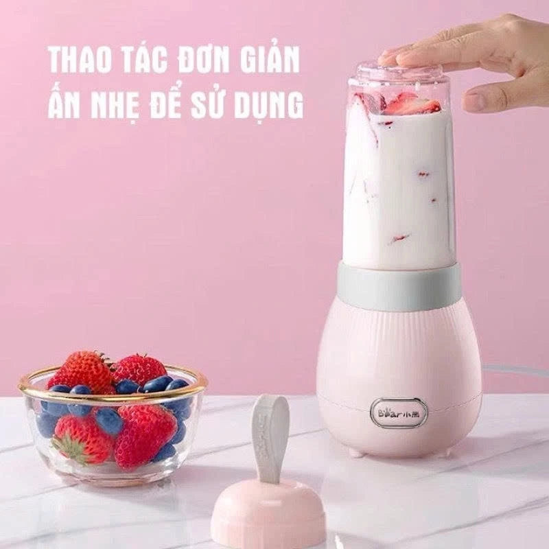 Máy xay sinh tố cầm tay Bear BL-4H04M, Bảo Hành 18 Tháng - Hàng Chính Hãng