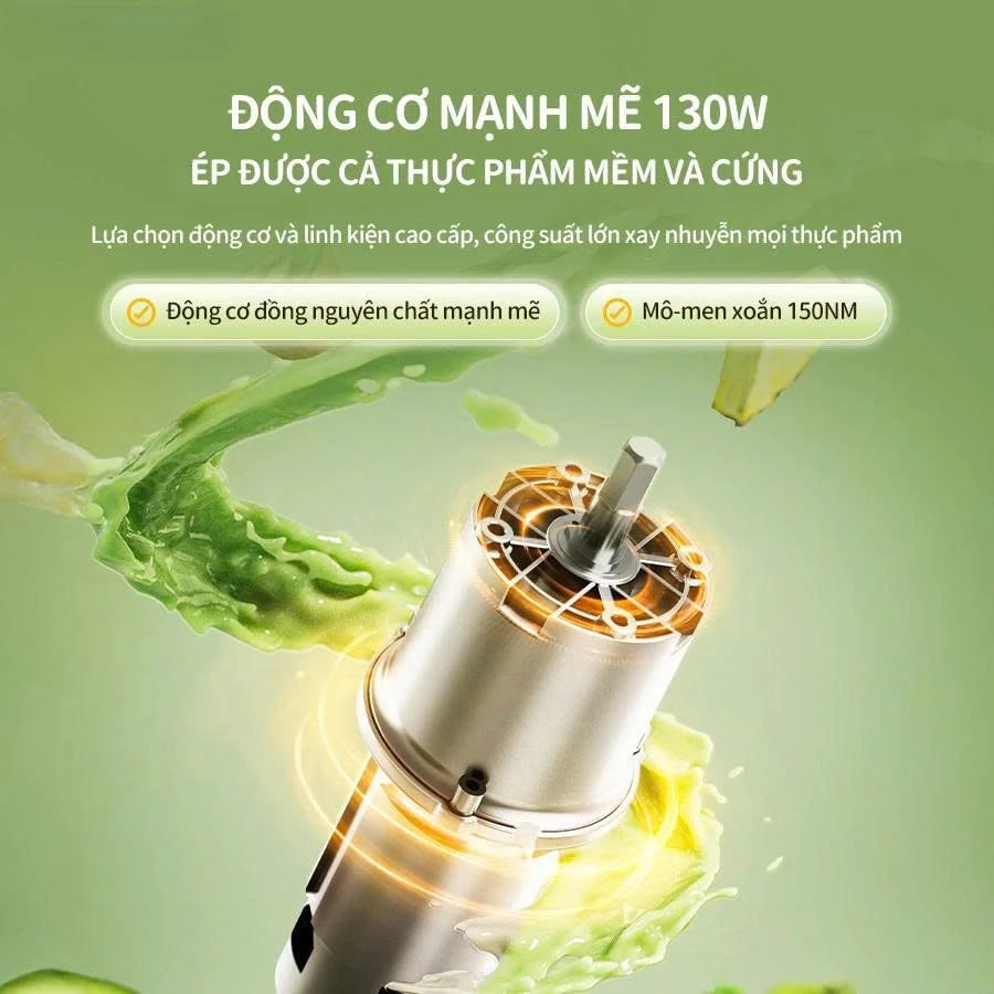 Máy ép chậm Bear SJ-4H01U, Bảo Hành 18 Tháng - Hàng Chính Hãng