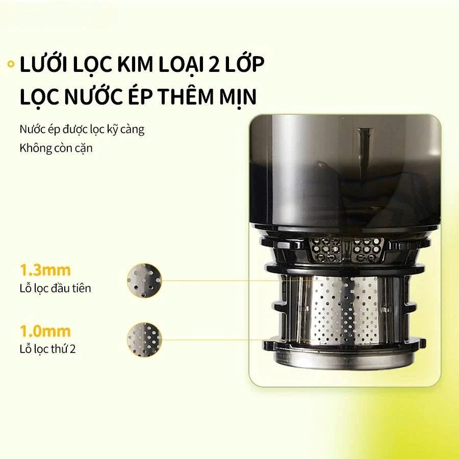 Máy ép chậm Bear SJ-4H01U, Bảo Hành 18 Tháng - Hàng Chính Hãng