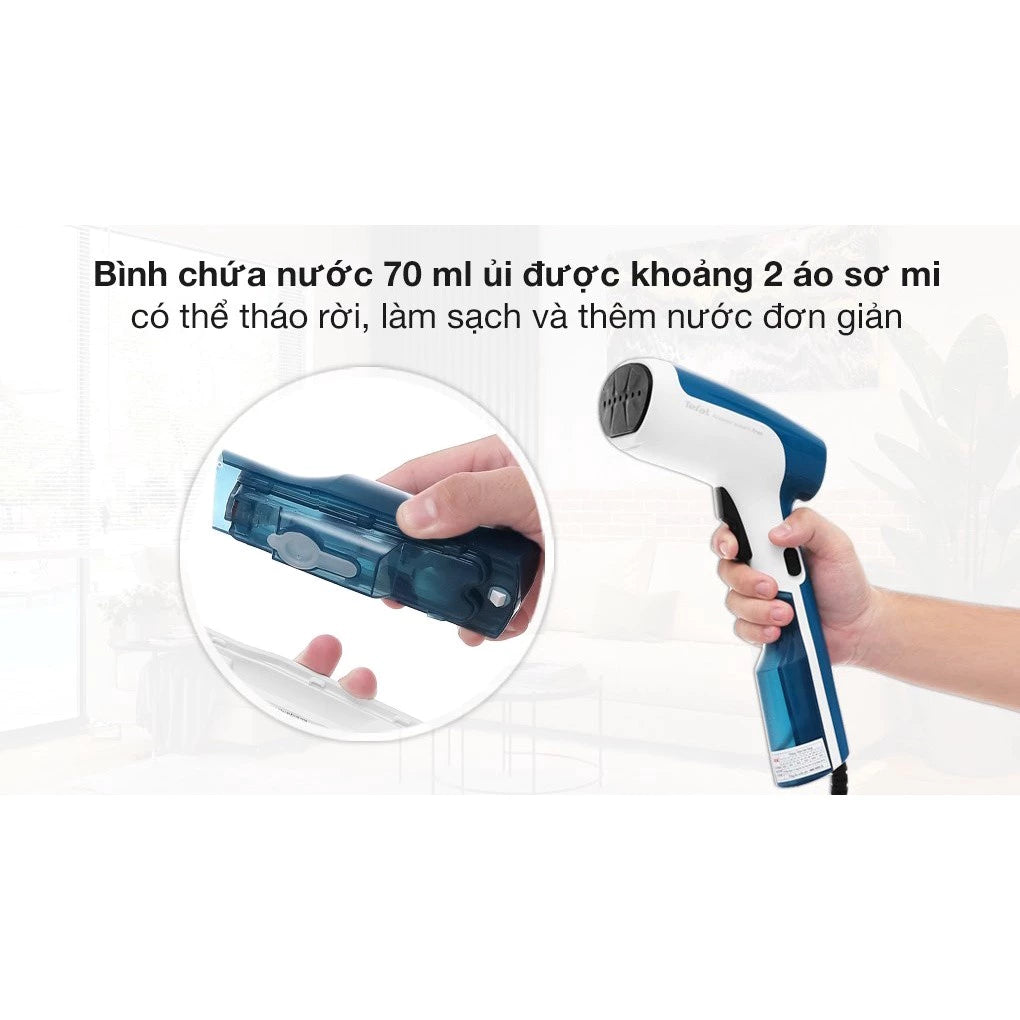 Bàn ủi hơi nước cầm tay dạng du lịch Tefal DT6130E0 - Hàng Chính Hãng - Bảo Hành 24 tháng
