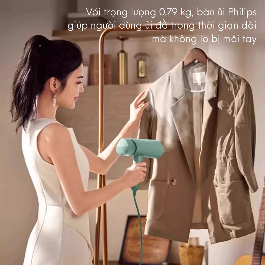 Bàn ủi hơi nước cầm tay PHILIPS STH3010/70 - Hàng Chính Hãng - Bảo Hành 24 tháng