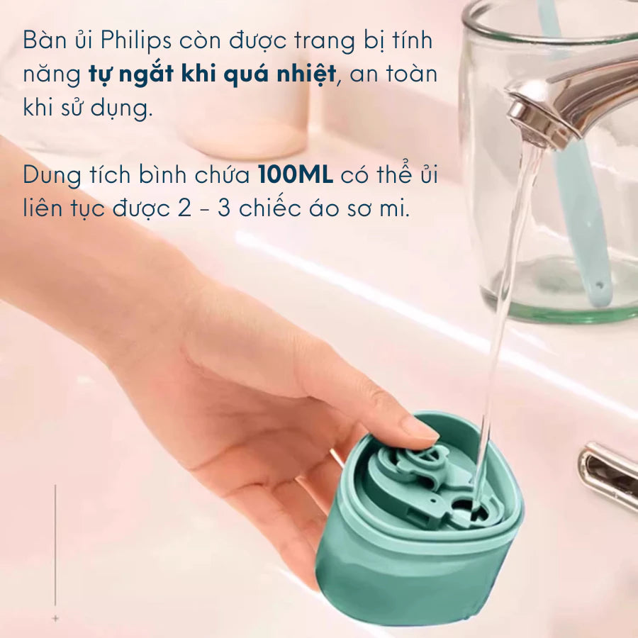 Bàn ủi hơi nước cầm tay PHILIPS STH3010/70 - Hàng Chính Hãng - Bảo Hành 24 tháng