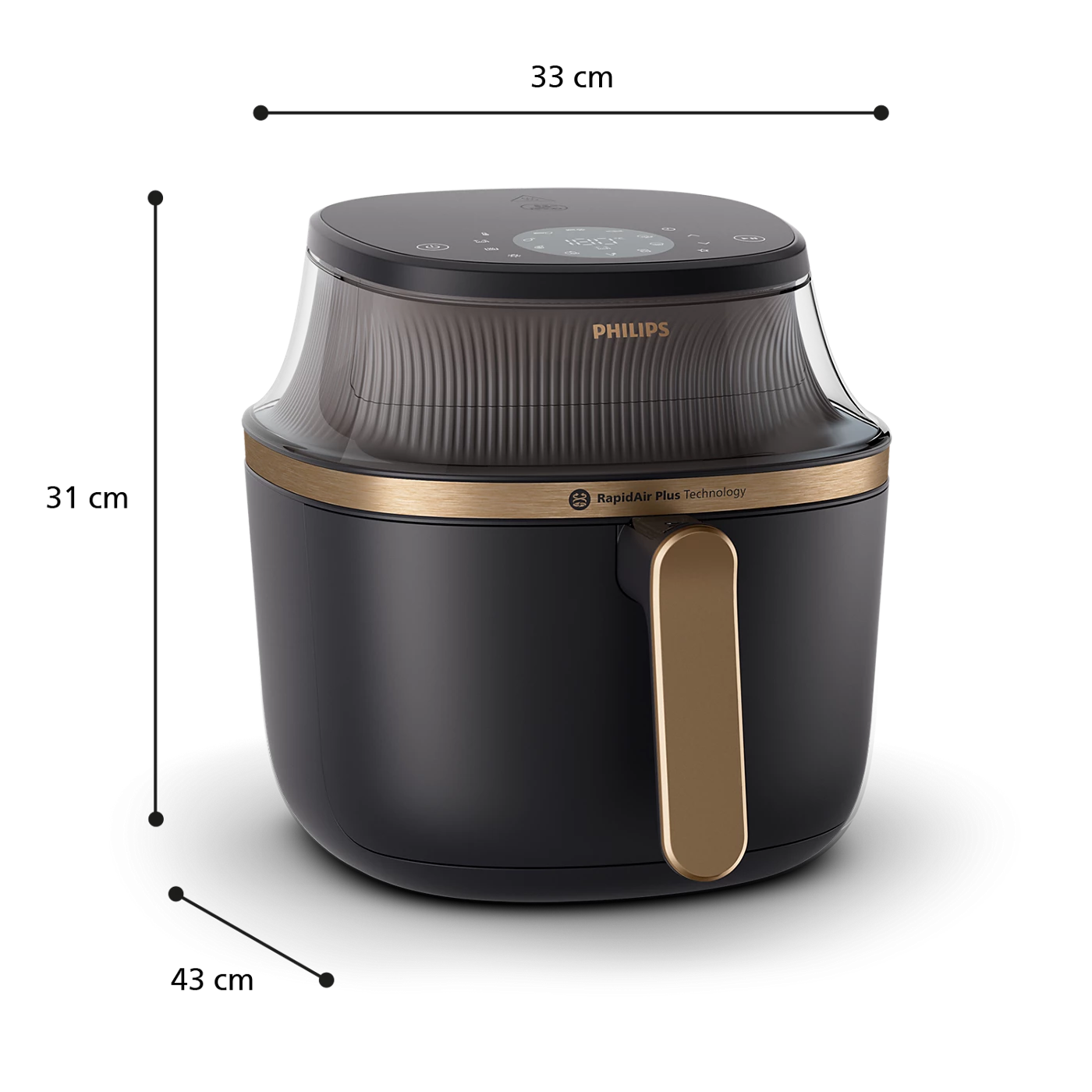 Nồi chiên không dầu philips 3000 series 6.2L NA332/00 - Hàng chính hãng - Bảo hành 24 tháng