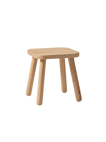 Combo 2 Ghế đẩu vuông D24 màu teak