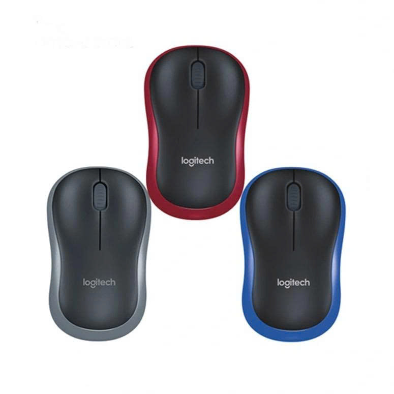 Chuột Logitech M185 Xám - Đỏ - Xanh - Hàng chính hãng - Bảo hành 36 tháng