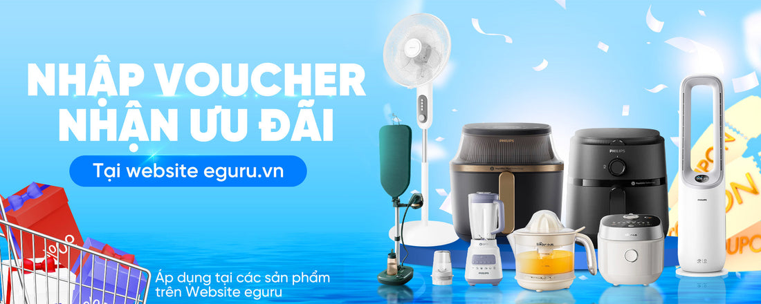 NHẬP VOUCHER NHẬN ƯU ĐÃI TẠI WEBSITE EGURU