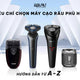 TIÊU CHÍ CHỌN MÁY CẠO RÂU PHÙ HỢP: HƯỚNG DẪN TỪ A-Z