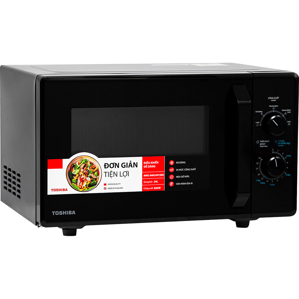 Lò vi sóng Toshiba MW2-MM24PC(BK) - Hàng Chính Hãng