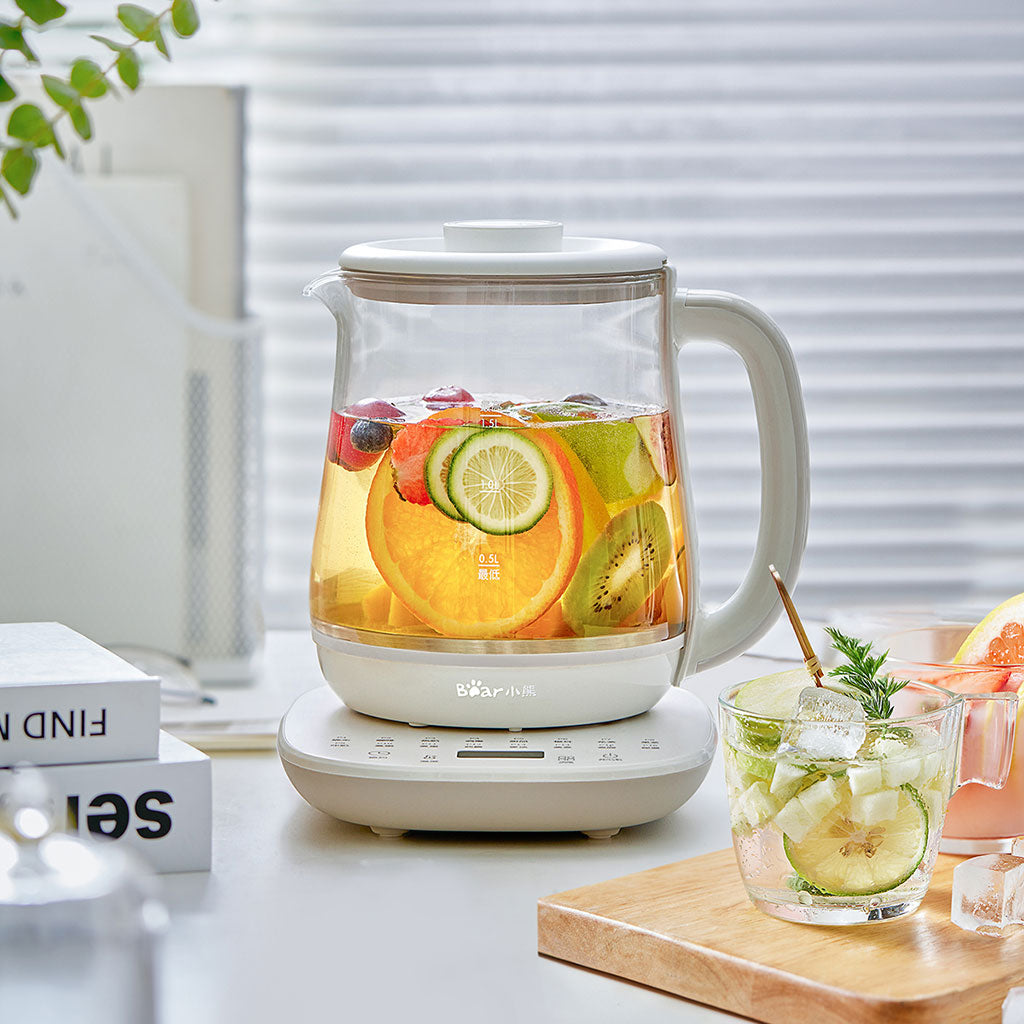 Ấm pha trà đa năng 1.5L BEAR YSH-D15V7 - Hàng Chính Hãng