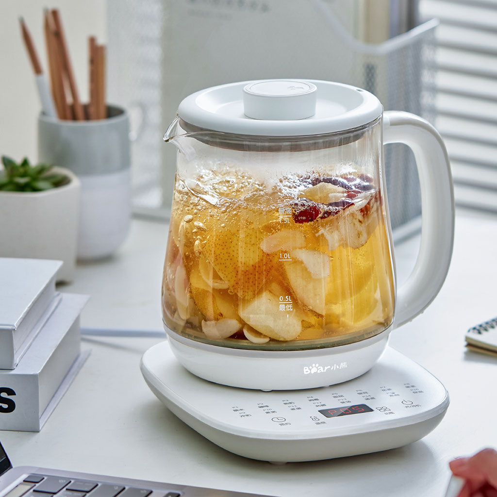 Ấm pha trà đa năng 1.5L BEAR YSH-D15V7 - Hàng Chính Hãng