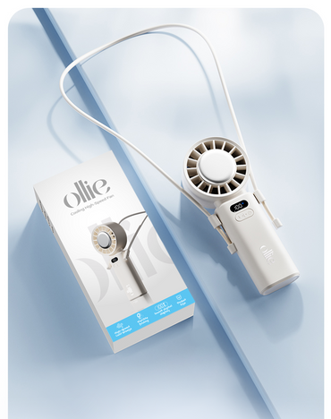Quạt Mini cầm tay làm mát OLLIE FAN-ICE Z màu trắng