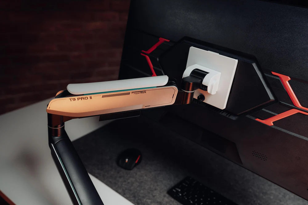 Giá đỡ màn hình Human Motion T9 Pro II - (Xám/Trắng) - Hàng chính hãng - Bảo hành 12 tháng