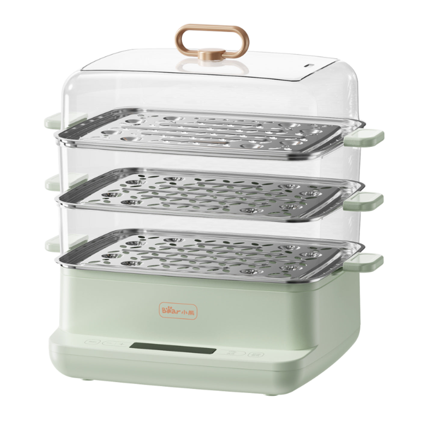 Nồi hấp điện 3 tầng 12L BEAR EFS-4H27E (DZG-CA2G2), Bảo Hành 18 Tháng - Hàng Chính Hãng