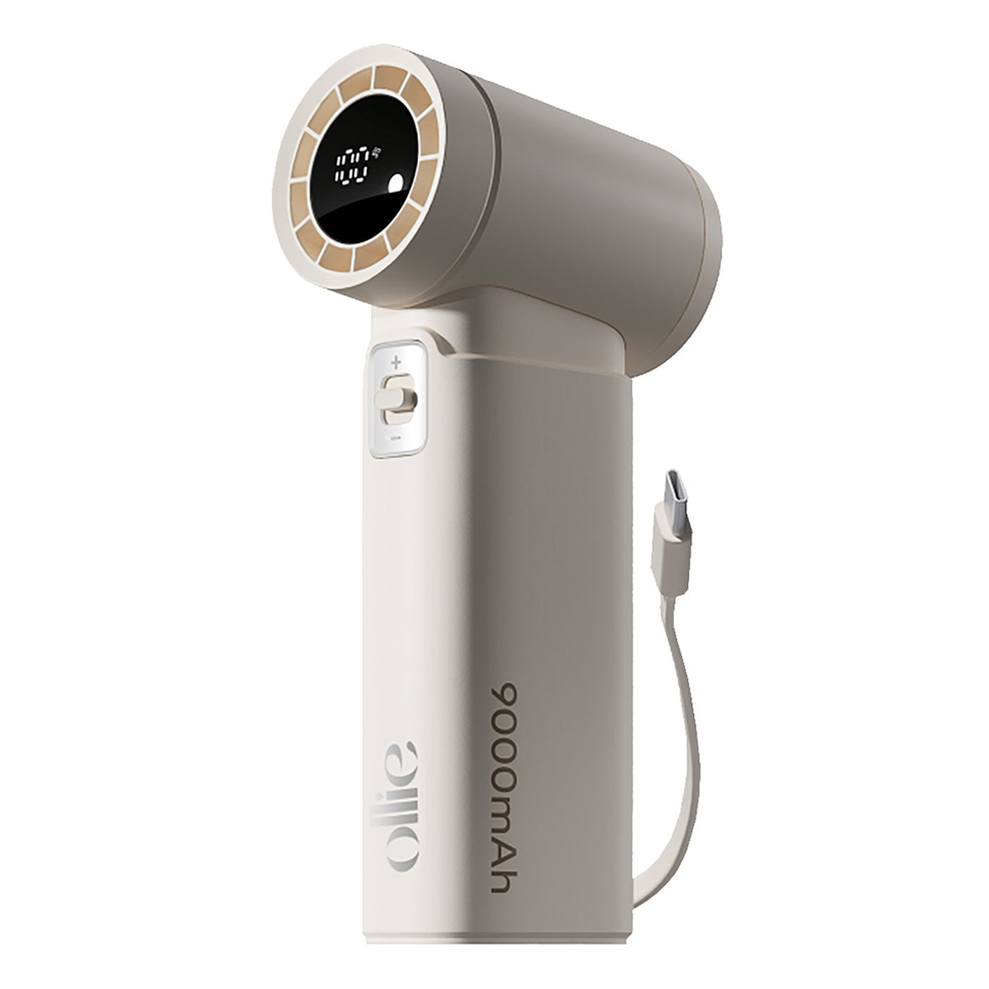 Quạt Mini đa năng kiêm sạc dự phòng OLLIE FAN-ENGINE POWER màu trắng