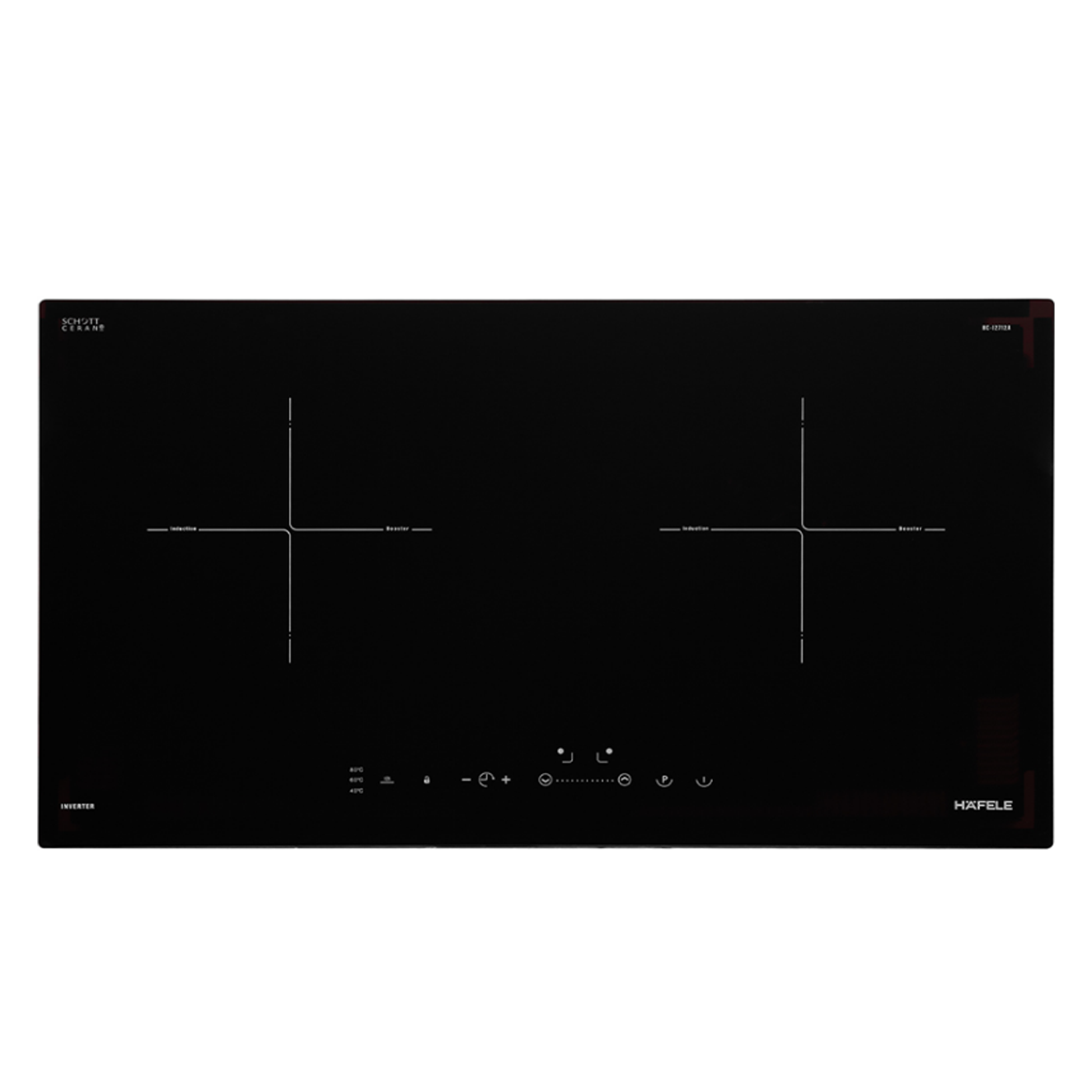 Bếp âm từ đôi Hafele HC-I2712A (536.61.716)