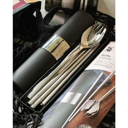 1295056040 - WMF ASIA MY2GO SET 5 BLACK Bộ đũa thìa WMF ASIA MY2GO