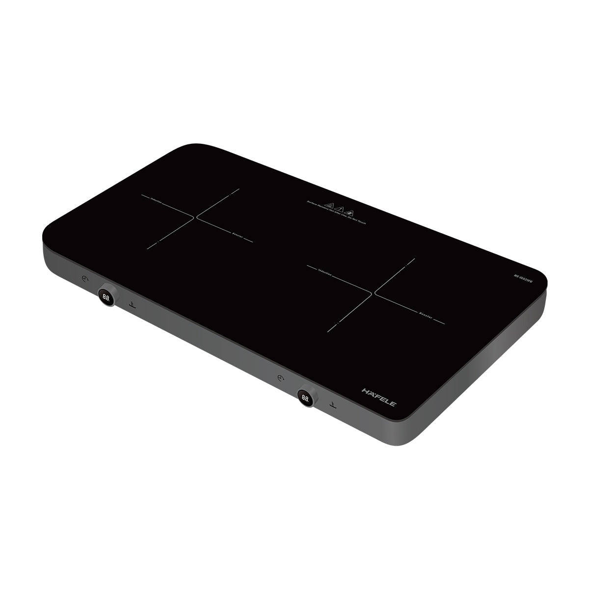 [Tặng Quạt gấp gọn] Bếp từ đôi Hafele HS-I5521FG 536.66.850