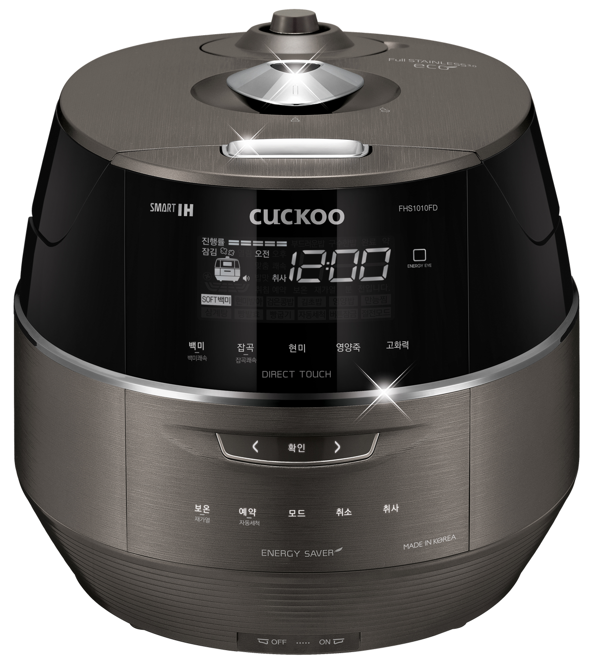 Nồi cơm điện cao tần Cuckoo CRP-FHS1010FD Bạc 1.8L