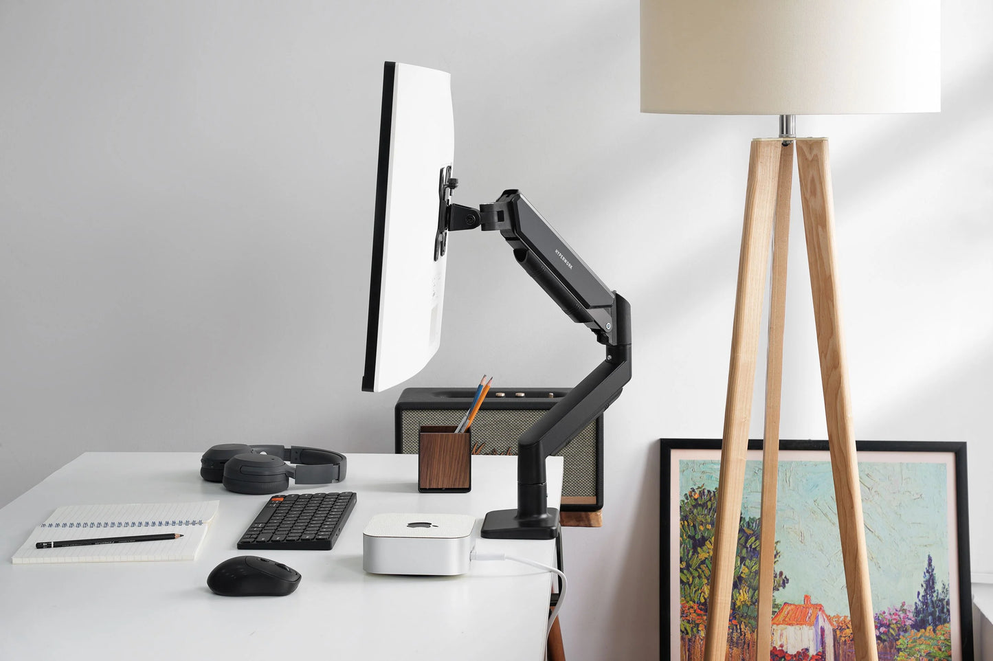 Giá đỡ màn hình HyperWork Core Arm HPW-SA01-BLK Đen