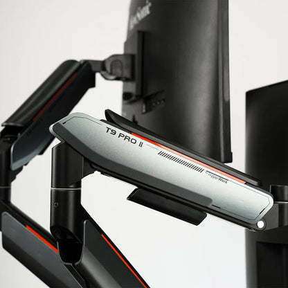 Giá đỡ màn hình HumanMotion T9 Pro II Dual - (Xám/Trắng) - Hàng chính hãng - Bảo hành 12 tháng