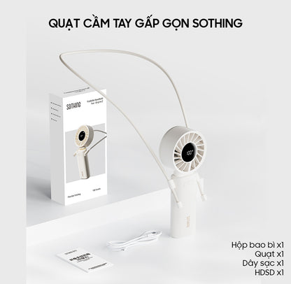 Quạt cầm tay gấp gọn Sothing Fan-Engine Z (màu trắng)