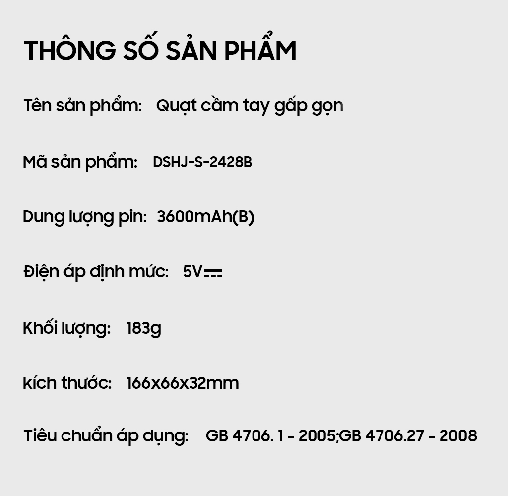 Quạt cầm tay gấp gọn Sothing Fan-Engine Z (màu trắng)