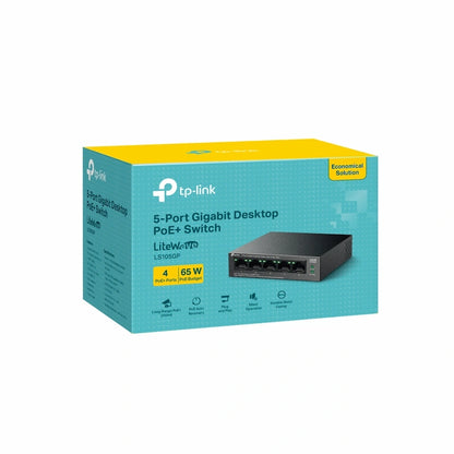 Switch Để Bàn 5 Cổng TP-LINK LS105GP (4 Cổng PoE+)