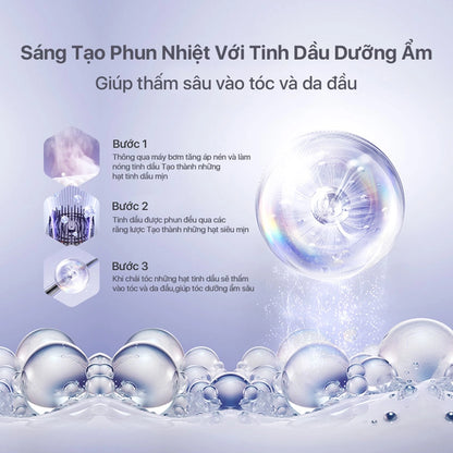 Lược massage đầu Philips PPM1511 - Hàng Chính Hãng