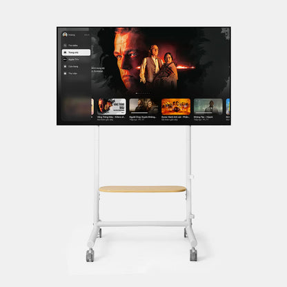 Giá treo tivi di động Hyperwork Aero Stand HPW-TVC02-WHT Trắng - Hàng chính hãng - Bảo hành 12 tháng