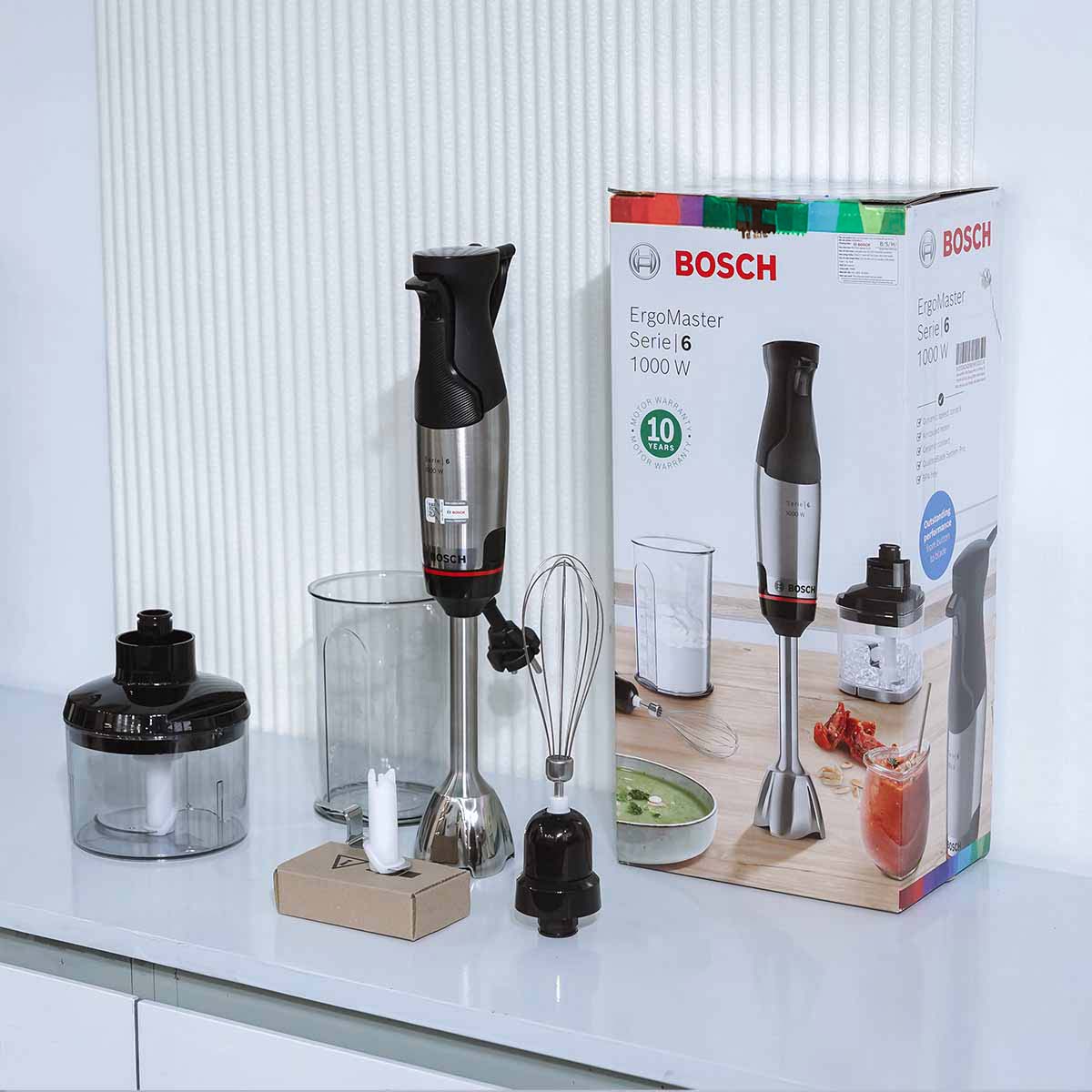 Máy xay cầm tay Bosch MSM6M622 - Hàng chính hãng - Bảo hành 24 tháng