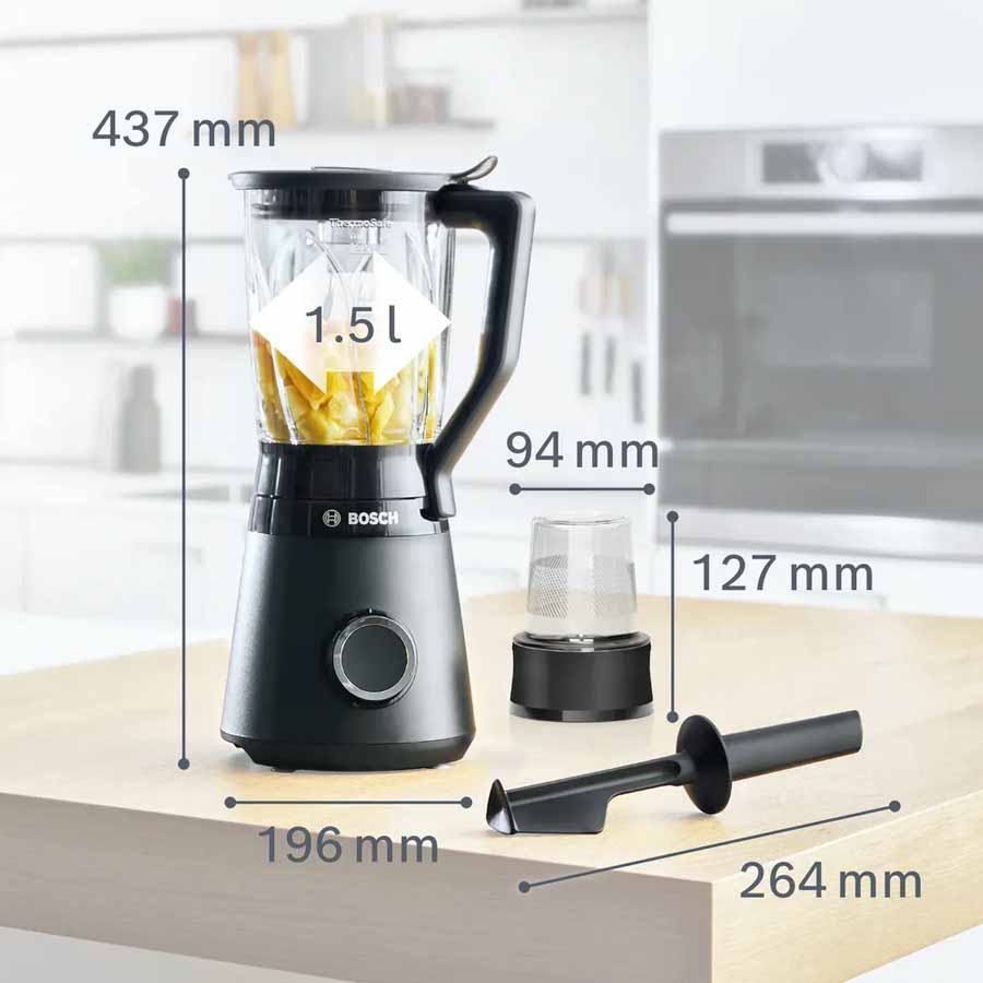 Máy xay sinh tố Bosch MMB6176B - Hàng chính hãng - Bảo hành 24 tháng