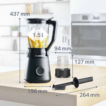 Máy xay sinh tố Bosch MMB6176B - Hàng chính hãng - Bảo hành 24 tháng