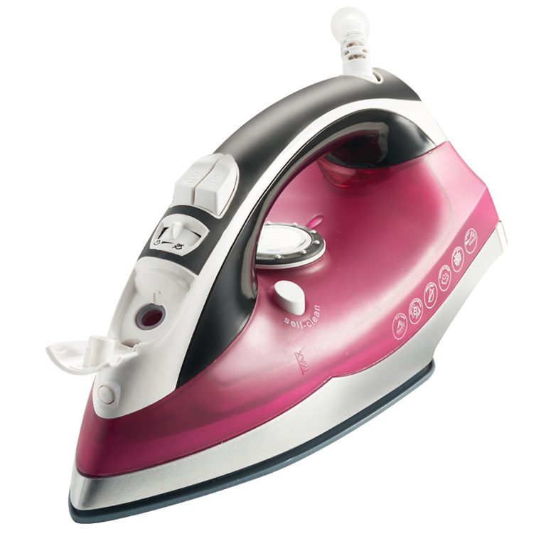 ENI147PIK - Bàn ủi hơi nước, Lock&lock, Steam Iron, 220-240 V, 50/60 Hz, 2200 W, Màu hồng