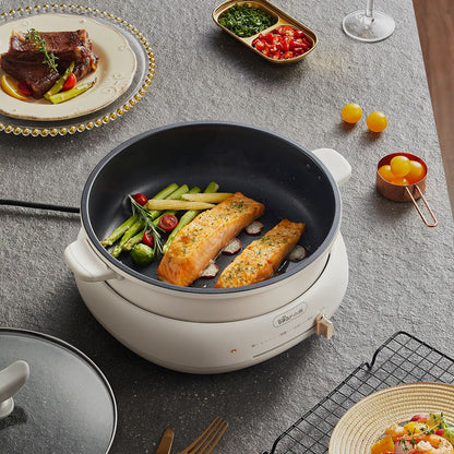 Nồi lẩu nướng đa năng BEAR HP-4H40D (DHG-C40W2), Bảo Hành 18 Tháng - Hàng Chính Hãng