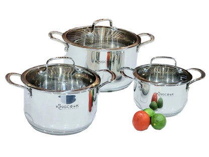 Bộ nồi inox 5 đáy KingCook KPS1730