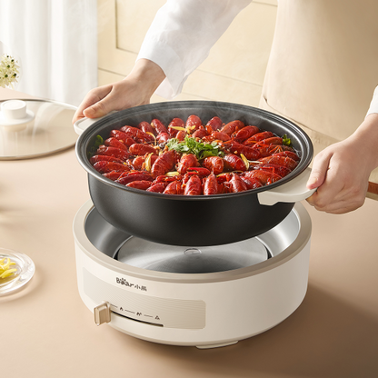 Nồi lẩu điện đa năng Bear HP-4H40F (DHG-C40V2), Bảo Hành 18 Tháng - Hàng Chính Hãng