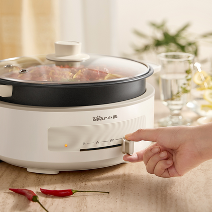Nồi lẩu điện đa năng Bear HP-4H40F (DHG-C40V2), Bảo Hành 18 Tháng - Hàng Chính Hãng