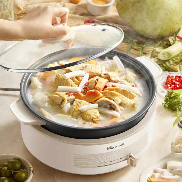 Nồi lẩu điện đa năng Bear HP-4H40F (DHG-C40V2), Bảo Hành 18 Tháng - Hàng Chính Hãng