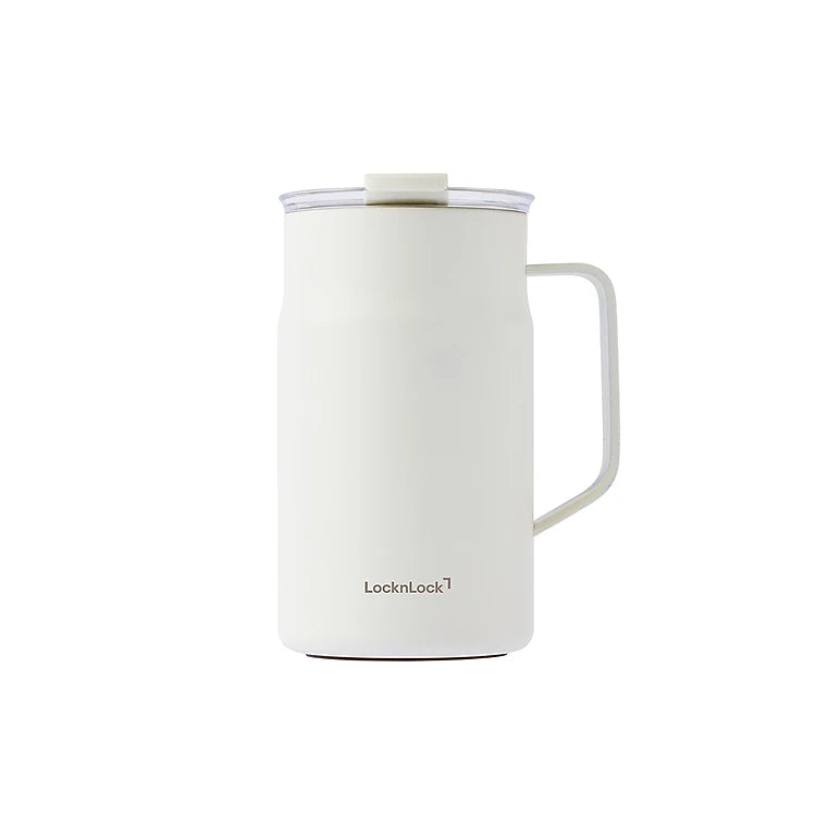 LHC4282KKI_C - Ca nước giữ nhiệt LocknLock Metro Ceramic Mug 600ml - Màu khaki