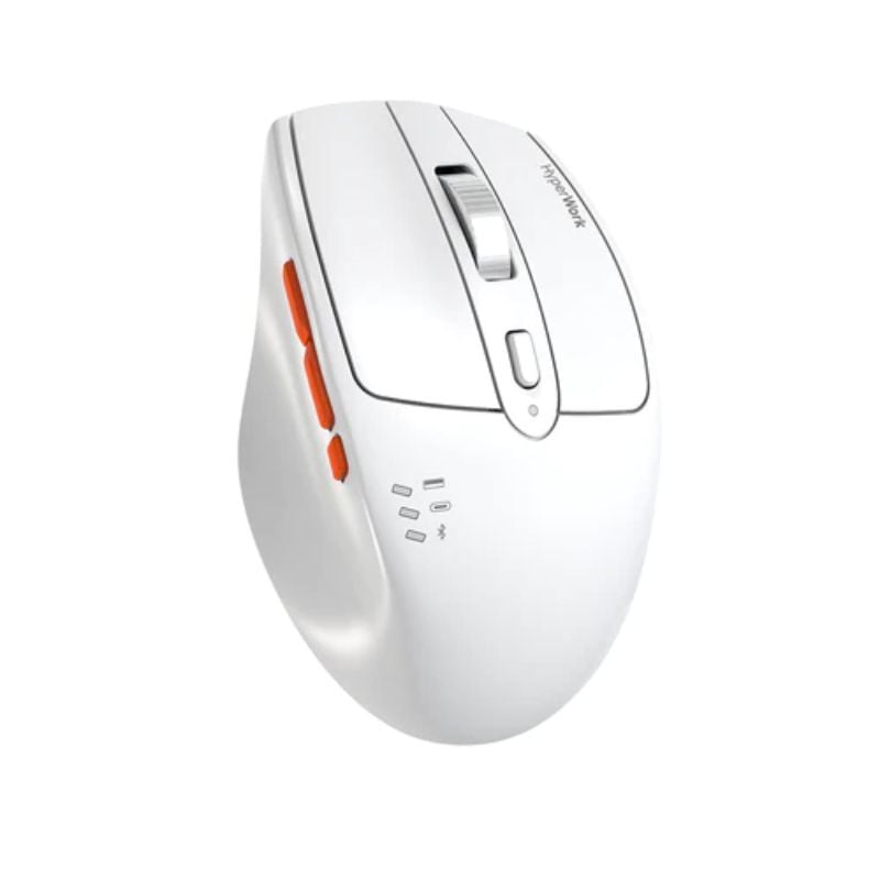Chuột không dây HyperWork Silentium MS01 Trắng + Bàn phím không dây HyperWork HyperOne Gen 2 HPW-KB1-G2 BLK Đen (Combo)
