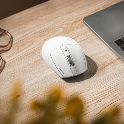 Chuột không dây HyperWork Silentium MS01 Trắng + Bàn phím không dây HyperWork HyperOne Gen 2 HPW-KB1-G2 BLK Đen (Combo)