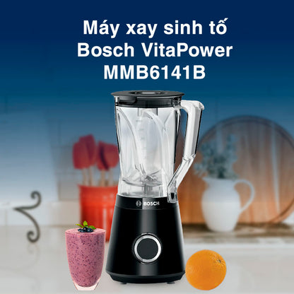 Máy xay sinh tố Bosch MMB6141B - Hàng chính hãng - Bảo hành 24 tháng