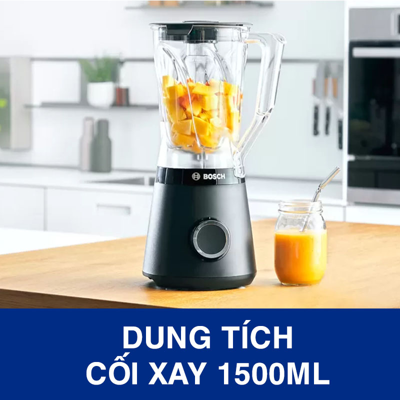 Máy xay sinh tố Bosch MMB6141B - Hàng chính hãng - Bảo hành 24 tháng