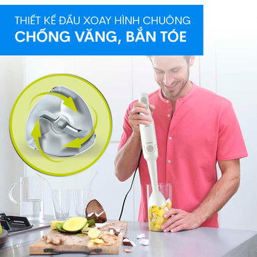 Máy xay cầm tay Philips HR2531/00 - Hàng chính hãng - Bảo hành 24 tháng