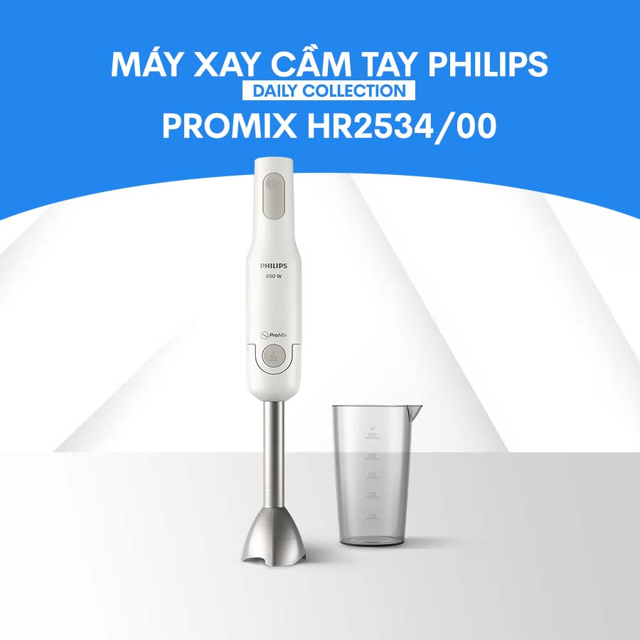 Máy xay cầm tay Philips HR2534/00 - Bảo hành chính hãng 24 tháng
