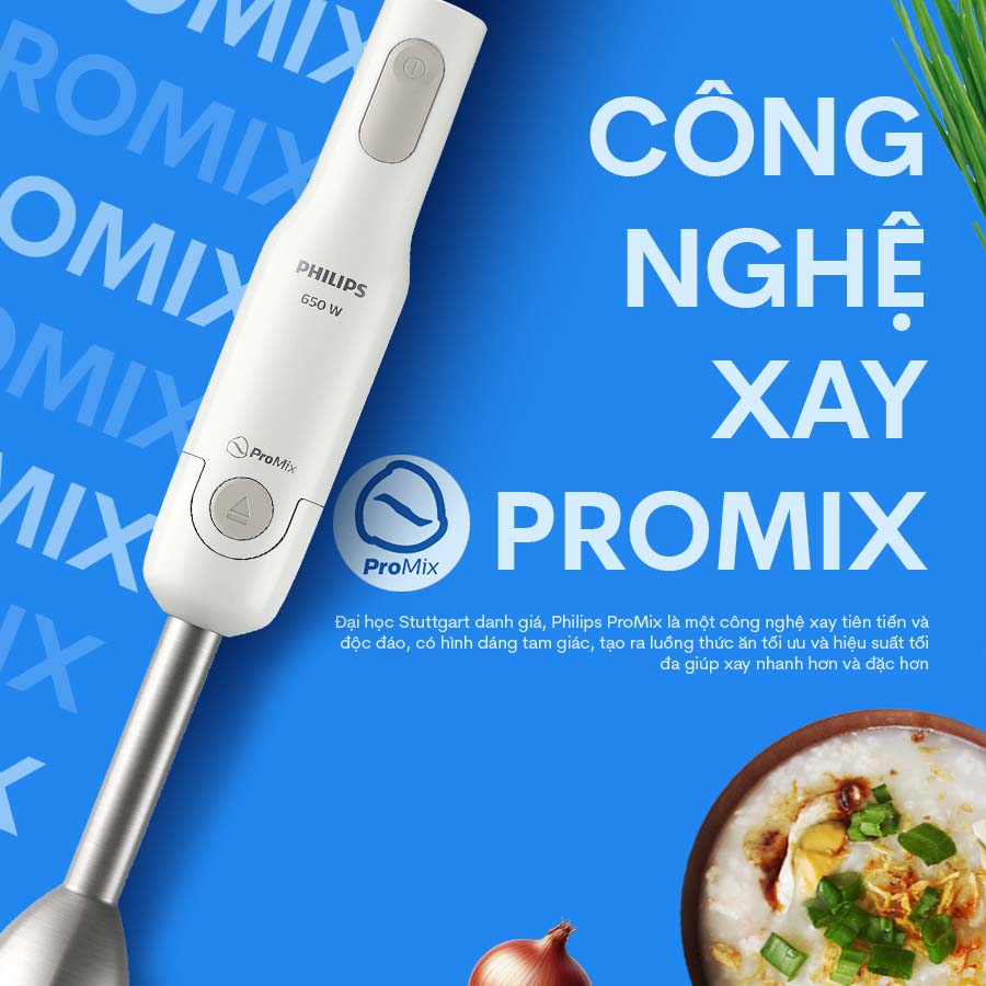 Máy xay cầm tay Philips HR2534/00 - Bảo hành chính hãng 24 tháng