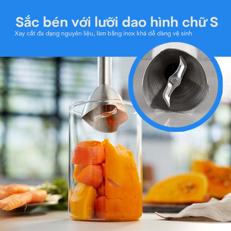 Máy xay cầm tay Philips HR2534/00 - Bảo hành chính hãng 24 tháng