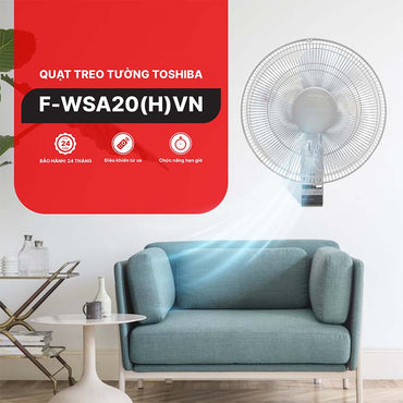 Quạt treo Toshiba F-WSA20(H)VN -  Bảo hành chính hãng 12 Tháng