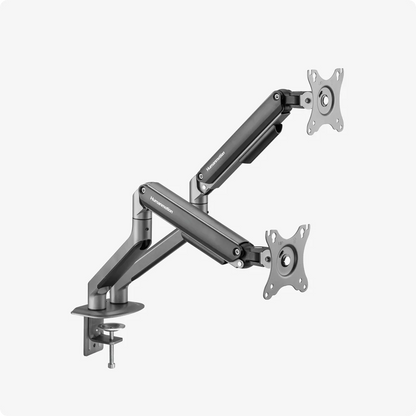Giá đỡ màn hình Human Motion T6 Pro Dual - (Trắng/Đen) - Hàng chính hãng - Bảo hành 12 tháng
