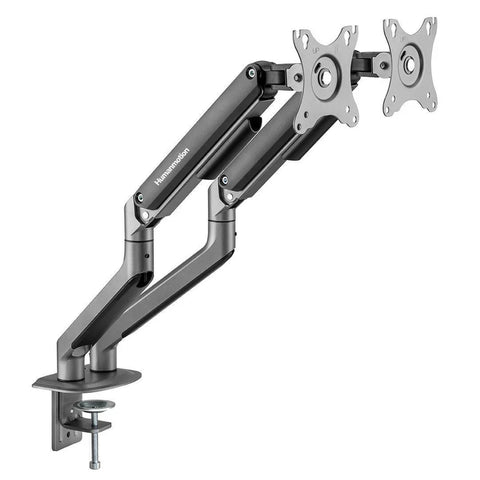 Giá đỡ màn hình Human Motion T6 Pro Dual - (Trắng/Đen) - Hàng chính hãng - Bảo hành 12 tháng